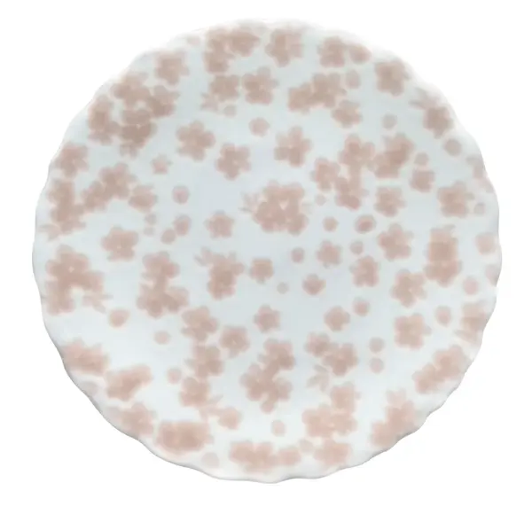 Růžový mini talířek 13 cm kolekce Slåpeblom - Wik & Walsøe