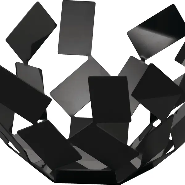 Designová mísa na ovoce, černá, prům. 27.3 cm - Alessi
