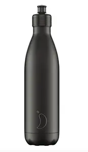Termoláhev Chilly's Bottles - černá - sportovní 750ml, edice Original