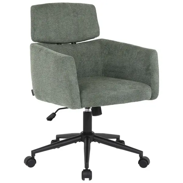 MID.YOU OTOČNÁ ŽIDLE, mikrovlákno, zelená