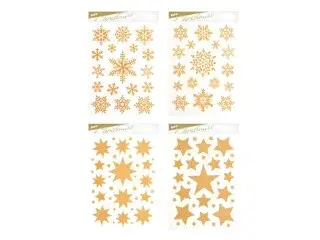 Okenní fólie vánoce glitr VA022 20x30cm