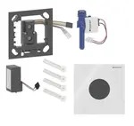 Geberit - Elektronické ovládání splachování pisoárů typ 40, síťové napájení, Bluetooth, sklo/bílá 116.024.SI.1