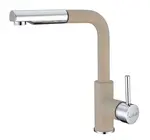 Alveus Siros - Dřezová baterie s výsuvnou koncovkou, beige/nerez 1129045