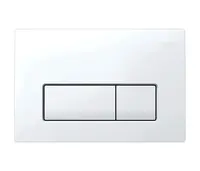 Geberit Delta50 - Ovládací tlačítko splachování, alpská bílá 115.119.11.1