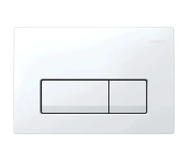 Geberit Delta50 - Ovládací tlačítko splachování, alpská bílá 115.119.11.1