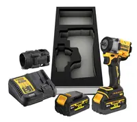 DeWALT Nářadí - 18V AKU rázový utahovák, 2x aku 5,0 Ah XR, nabíječka DCF923P2G