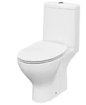 Cersanit Moduo - WC kombi se sedátkem SoftClose, vario odpad, spodní napouštění, CleanOn, bílá K116-032