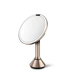 Simplehuman Kosmetická zrcadla - Kosmetické zrcátko s LED Dual light osvětlením, rose gold ST3053