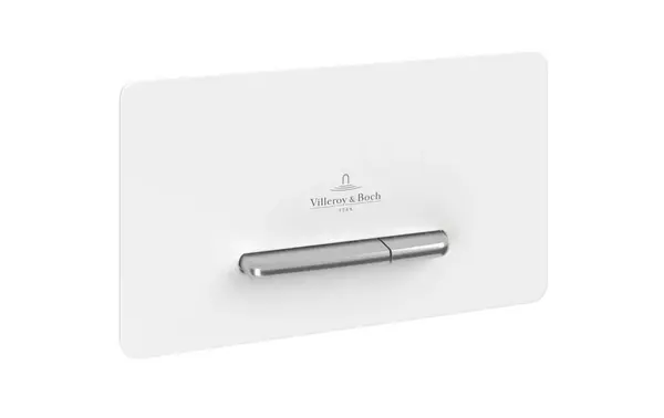 Villeroy & Boch ViConnect - Ovládání splachování, bílé sklo V99442RE
