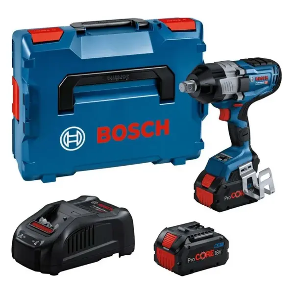 Bosch Nářadí - 18V AKU rázový utahovák, 2x aku 8,0 Ah Li-Ion, nabíječka 06019M1002