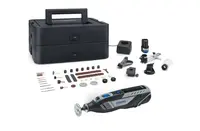 DREMEL - 12V AKU multifunkční nástroj, s příslušenstvím, 2x aku 2,0 Ah Li-Ion, nabíječka F0138250JF