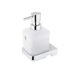 Nimco Maya - Dávkovač mýdla s držákem, matné sklo/chrom MA 29031C-T-26