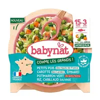 BABYNAT Rizoto se zeleninou a divokou treskou 200 g