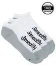 Unisex ponožky meatfly boot triple bílá m