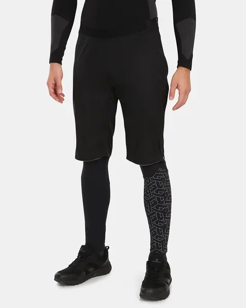 Pánské softshellové kraťasy kilpi aldine-m černá l