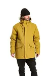 Pánská zimní bunda meatfly nils parka žlutá xxl