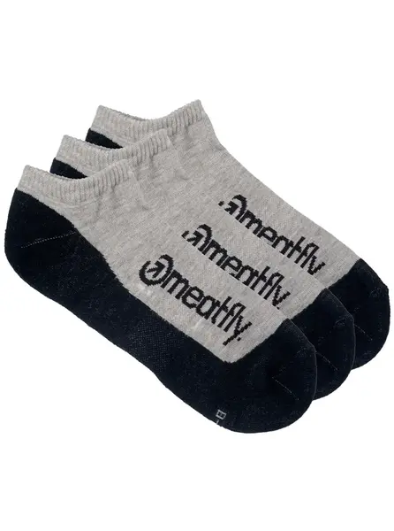 Meatfly ponožky Boot Triple pack Grey | Šedá | Velikost L