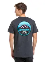 Meatfly pánské tričko Peaky Charcoal Heather | Šedá | Velikost S | 100% bavlna