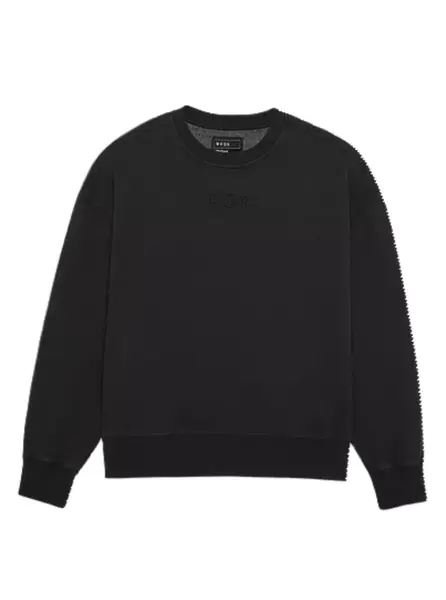 Fox pánská mikina Wordmark Oversized Fleece Crew Black | Černá | Velikost M