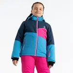 Dětská zimní lyžařská bunda dare2b steazy modrá/růžová 164