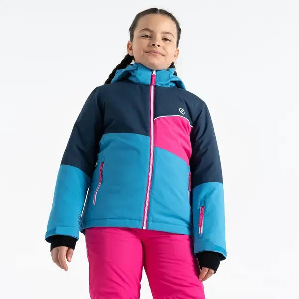Dětská zimní lyžařská bunda dare2b steazy modrá/růžová 164