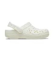 Dámské boty crocs classic floral cut out bílá 41-42