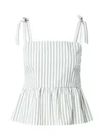 PIECES Top 'PCTaelyn'  mätová / čierna / biela