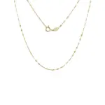 Retiazka typu Lip Chain v dĺžke 45 cm zo žltého 14k zlata KLENOTA