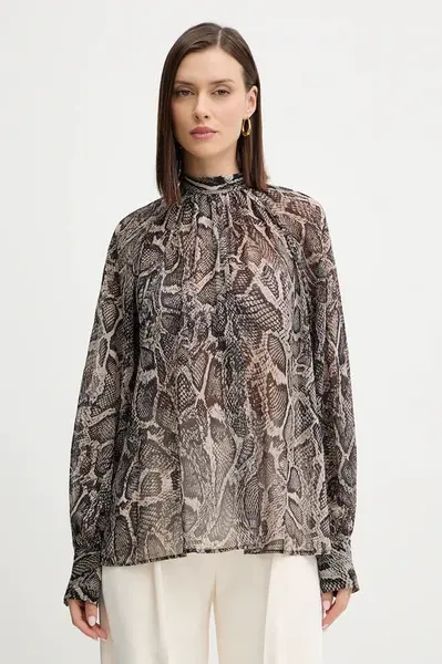 Halenka Guess AUDRINE dámská, černá barva, vzorovaná, W5BH84 W3022