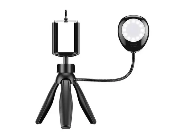 Selfie držák se stativem APEXEL APL-JJ21FL Black - rozbaleno - mírně pomačkaný obal