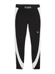 PUMA Športové nohavice 'Strong'  čierna / šedobiela
