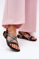 Plné Kožené Sandály Dámské Zazoo