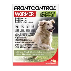 Frontcontrol Wormer pro psy XL 2 tablety