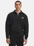 Pánská bunda Under Armour UA Icon Flc Collar 1/4 Zip-BLK - Pánské