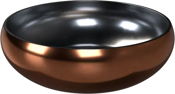 Miska Dog Fantasy s dvojitou stěnou rosegold 22cm 2100ml