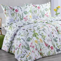 Posteľné obliečky z mikrovlákna PRIMAVERA biele jednolôžko