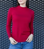 Gemre Red classic loose-fit sweater Essana