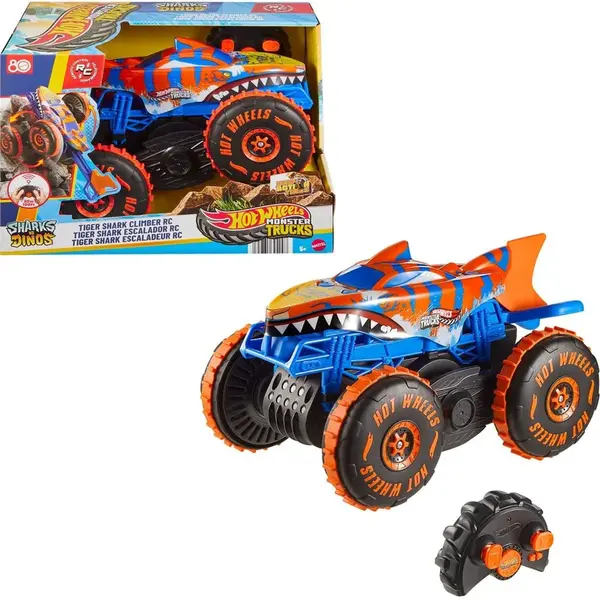 Hot Wheels RC Monster Trucks Lezec Tiger Shark