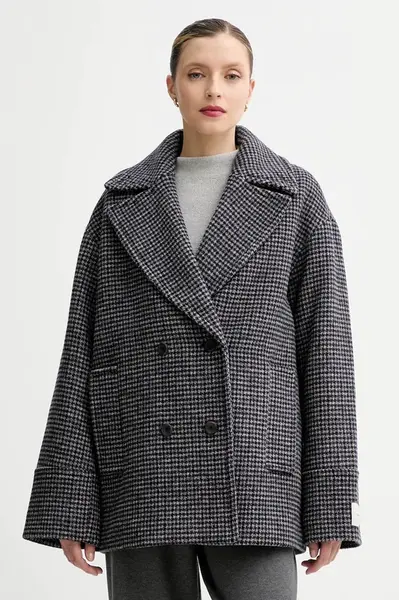 Kabát s prímesou vlny Calvin Klein