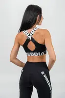 Nebbia Sportovní podprsenka se střední oporou ICONIC 230, černá, M