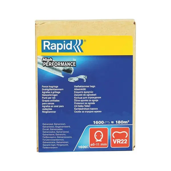 Spony plotové VR22, 1600 ks, krabička, RAPID