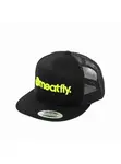 Meatfly kšiltovka Mateo Trucker Snapback Lime / Black | Černá | Velikost One Size