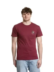 Meatfly pánské tričko Arrow Dark Wine | Červená | Velikost XL | 100% bavlna