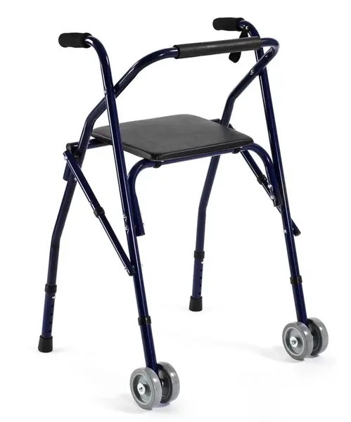 Hliníkové dvojkolesové chodítko FS-914L BL, modrá