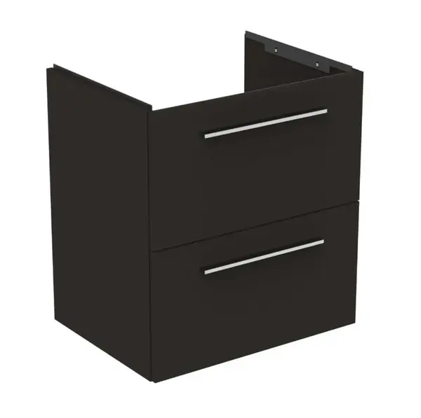 Ideal Standard i.Life A - Umývadlová skrinka, 58x44x63 cm, 2 zásuvky, matná uhľovo sivá T6850NV