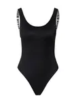 Calvin Klein Swimwear Jednodielne plavky  čierna / biela