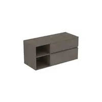 Ideal Standard Finesse - Umyvadlová skříňka, 120x51x56 cm, 2 zásuvky, Dark Elm E3438UR