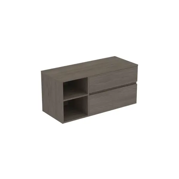 Ideal Standard Finesse - Umyvadlová skříňka, 120x51x56 cm, 2 zásuvky, Dark Elm E3438UR