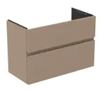 Ideal Standard Finesse - Umyvadlová skříňka, 80x38x55 cm, 2 zásuvky, Matt Greige E3380UP