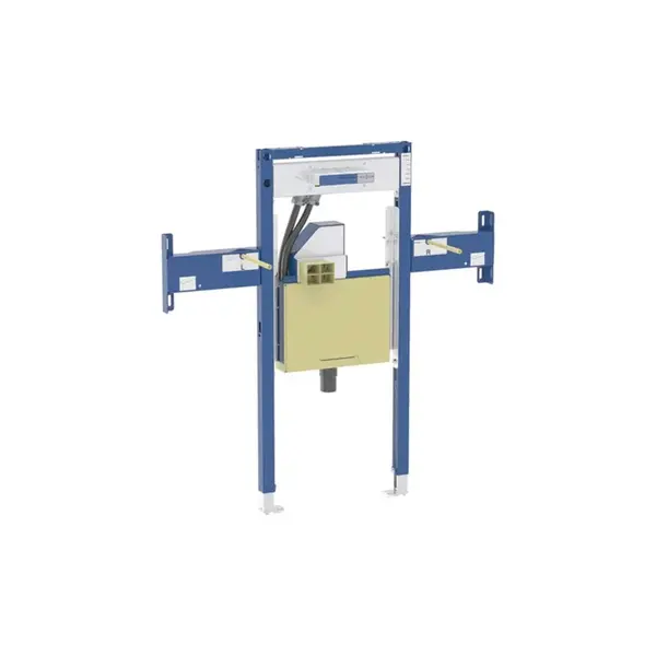 Geberit Duofix - Předstěnová instalace pro umyvadlo Geberit ONE 105 cm, pro nástěnnou armaturu ONE, podomítkový sifon a prvek Clou, částečně vysoká 11